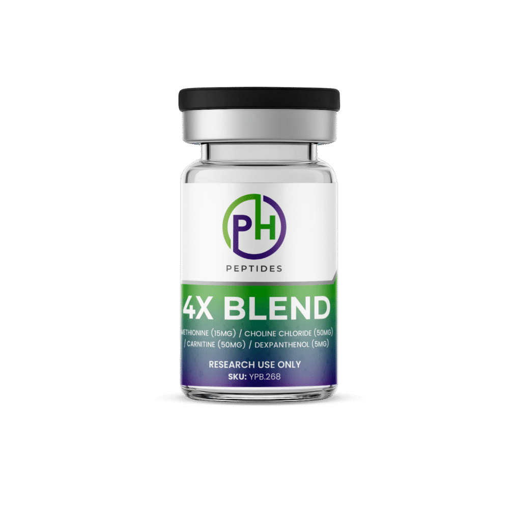 4X Blend Methionine (15mg) / Choline Chloride (50mg) / Carnitine (50mg) / Dexpanthenol (5mg)